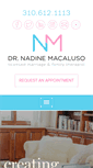 Mobile Screenshot of nadinemacaluso.com